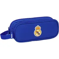 Real Madrid 21x8x6 Cm Double Etui Blauw Man