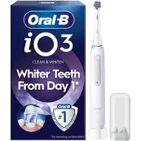 Oral-B iO 3 Elektrische Tandenborstel - Wit - 1 Opzetborstel - Opzetborstelhouder