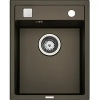 NABER Spoelbak ANGOLA 40, model ESPRESSO, met draaiende mengkraan / Cin-nagranit / Granit spoelbak