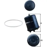 MAHLE ORIGINAL OZ 9D Oliefilter