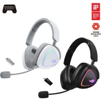Asus ROG Delta II Gaming Headset draadloze RGB gamingheadset met een batterijlevensduur van 110 uur en een superbreedbandmicrofoon van 10 mm