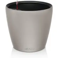 Lechuza CLASSICO Color LS 35 - Plantenbak - met uitneembare binnenbak - met bewateringssysteem - ALL-IN-ONE set met -PON - satijnmat - zandbruin
