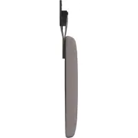vidaXL Hangend hoofdbord Taupe Stof