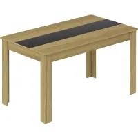 VCM Esstisch, Holzwerkstoff Küchentisch H. 75 x B. 115 x T. 80 cm, kompakter Speisetisch für Küche & Essbereich, Tisch Disalo