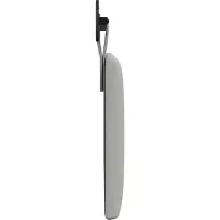 vidaXL Hangend hoofdbord Wolkgrijs Stof