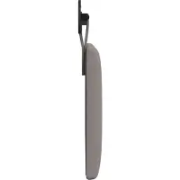 vidaXL Hangend hoofdbord Taupe Fluweel