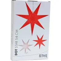 Star Trading Dot adventsster 54 cm Wit