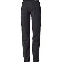 Vaude - Women's Farley Stretch Capri T-Zip Pants III - Afritsbroek 44 - Short, zwart