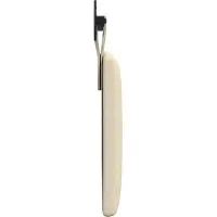 vidaXL Hangend hoofdbord Crème Stof