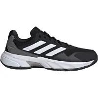 Adidas Sportschoen 'CourtJam Control 3' donkergrijs / zwart / wit