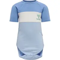 Hummel Romper s/s - hmlAslan - Silver Meer Blue - - 74 - Rompers Korte Mouw