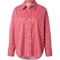 ONLY Blouse 'ONLOREGON' donkerrood / zwart / wit