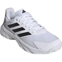 Adidas Sportschoen 'CourtJam Control 3' grijs / zwart / wit