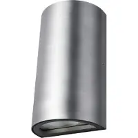 Osram LED-buitenwandlamp, 3000K, UpDown-wandlamp, 1050 lm, 12 W, aluminium, IP44, IK03, brede stralingshoek, met montagetoebehoren