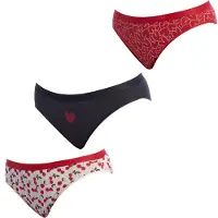 Dim 3er-Pack Slips aus Stretch-Baumwolle D4C17 für Damen