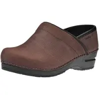 Sanita Medische Klomp Man Original Prof Textured Oil Bruin-Schoenmaat 47