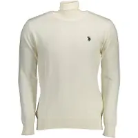 U.s. polo assn. . Witte Katoenen Heren Trui