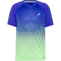 Asics Functioneel shirt 'Road' indigo / pastelgroen
