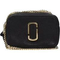 Marc Jacobs Zwarte Leren Schoudertas