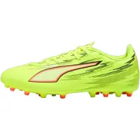Puma Ultra 6 Play MG Unleashed - Geel/Zwart/Gloeiend rood/Neon