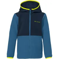 Vaude - Kid's Pulex Hooded Jacket II - Fleecevest 110/116, blauw