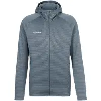 Mammut - Crag ML Hooded Jacket - Fleecevest S, grijs