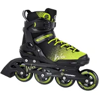 Tempish Wox 84 Skeelers Volwassenen – 4x84mm Wielen – Fitness Inline Skates – Zwart Groen – Maat 39