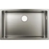 Hansgrohe Onderbouwspoelbak 660 S719-U660, roestvrij staal, roestvrij staal
