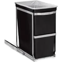 Simplehuman Inbouw Pull Out 30 Liter Zwart