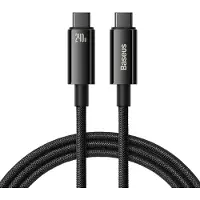 Baseus USB-C Kabel - - TUNGSTEN GOLD - 240W - 2M - Zwart