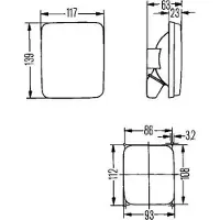 Hella 2DA 005 200-161 Remlicht