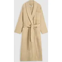 Tekla Unisex Classic Bathrobe Sienna Size: XXS | Robes Outlet | Unisex | Beige