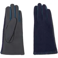 White Stuff Lucie Leather Glove Dark Navy Size: S/M | Scarves Outlet | Dames | Blauw