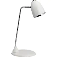 MAUL Bureaulamp MAULstarlet, wit / opaal, Werkkamer / Kantoor, metaal, Vintage, bureaulamp