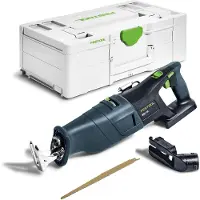 Festool RSC 18 EB-Basic 18V Li-Ion Accu Reciprozaag Body In Systainer - 230mm