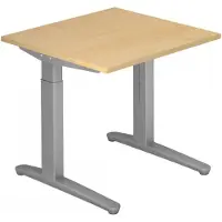 Hjh OFFICE PRO XTRA XB 8 SS - Esdoorn 80 x 80 Tafelhoogte I In hoogte verstelbaar
