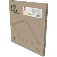 Emos LED inbouwlamp 60x60, vierkant, wit, 40W neutraalw. UGR