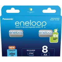 Panasonic eneloop oplaadbare AA batterij - 2000 mAh - NiMH - 8 stuks