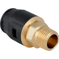 Geberit PushFit overgangsfitting buitendraad 16mm x 1/2"