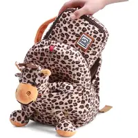 Brisby Peuter - Kleuter - Rugzak - Schooltas - Boekentas - Giraffe - inclusief lunchtas en knuffel