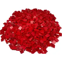 LEGO 3x2 dakpannen, dakrood - 3298, NIEUW! Aantal: 50x