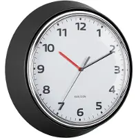 Karlsson Wandklok Modern Retro - Zwart - Ø34cm - Wandklok Retro
