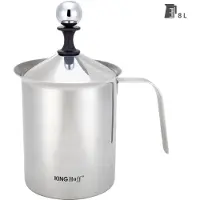 King Hoff INDAS PIENUI KINGHOFF KH-3126, Melkopschuimer, Zilver
