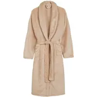 Good Morning Badjas Flanel Fleece Uni - sand - M/L