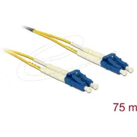 DeLOCK Optical Fiber Cable LC Duplex to LC Duplex singlemode OS2 75 m