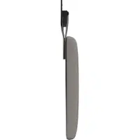 vidaXL Hangend hoofdbord Taupe Fluweel