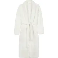 Good Morning Badjas Flanel Fleece Uni - white - XL/XXL