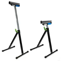 Baumarktplus TRUTZHOLM - Rolbok - Set van 2 - 90 kg - In hoogte verstelbaar 67-109 cm - Inklapbaar - Snelsluiting - Werkplaats - Staal