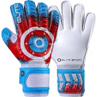 Elite Sport Stars Keepershandschoenen Kids Blauw Rood Zilver
