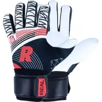 Real Space Keepershandschoenen Kinderen - Rood / Wit / Zwart | Maat: 7,5